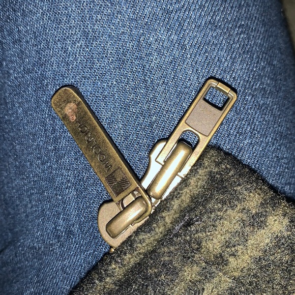 VINTAGE Wool plaid WOOLRICH jacket - Picture 10 of 11